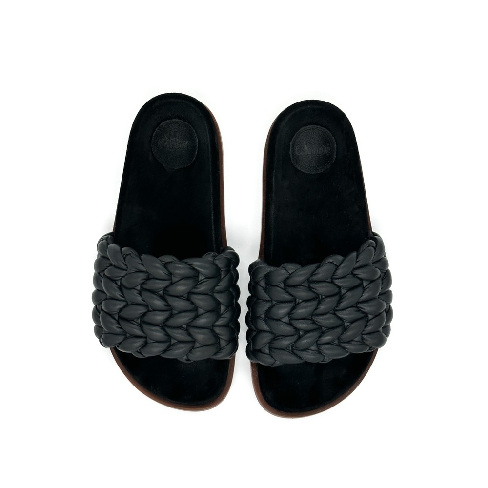 CHLOÉ Kacey Leather Slides